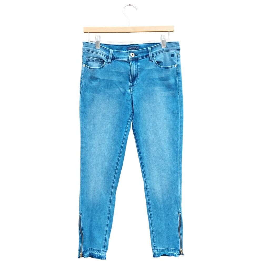 Tommy Hilfiger Greenwich Ankle Skinny Jeans with Zippers Size 8